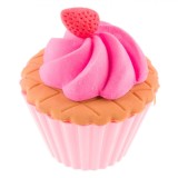 Radieră Ascuțitoare, Cupcake, Roz, 5x6cm, Oem