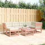 VidaXL Set canapele de grădină cu perne, 6 piese, lemn masiv Douglas 3217043