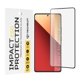 Folie sticla Xiaomi Redmi Note 13 Pro 4G Asteroid GSM ESD Glass, negru