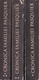 Editura Pentru Literatura Universala - Georges Duhamel Cronica familiei Pasquier 3 volume, roman beletristica, limba romana, stare buna, brosat