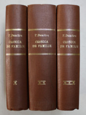 CRONICA DE FAMILIE VOL I , II , III de PETRU DUMITRIU , 1956 foto