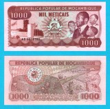 Mozambic (p#132) 1000 Meticais 1983 UNC 'Machel' serie: AB 001878x; (ROG CITITI DETALIILE!)