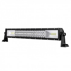 LED Bar Auto 324W, leduri pe 3 randuri, 12V-24V, 22680 Lumeni, 21,5″/54,6 cm, Combo Beam 12/60 Grade