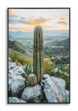 Mauro Ferretti Pictura Pe Panza, Cu Rama, Cactus -A- Cm 60X4X88 | Aosom Romania