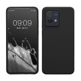 Husa Kwmobile pentru Motorola Moto G84, Negru, Silicon, KWM000022NO001C, Carcasa
