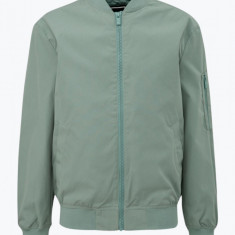 Jacheta barbati tip aviator cu buzunare oblice verde deschis XL, Verde deschis, XL INTL, XL (Z200: SIZE (3XSL -->5XL))