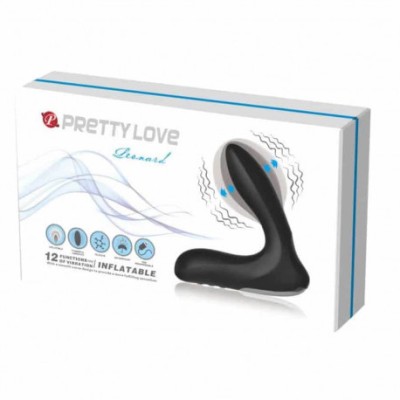 Stimulator prostata gonflabila Pretty Love Leonard foto