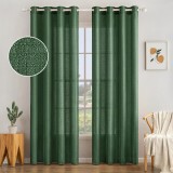 Set 2 Draperii, 140 x 245 cm, Verde Inchis - CN