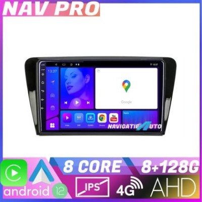 Navigatie Skoda Rapid Seat Toledo 2013 EDOTEC-LITE Android Ecran 720P Octa Core 8 128 Carplay CarStore Technology foto