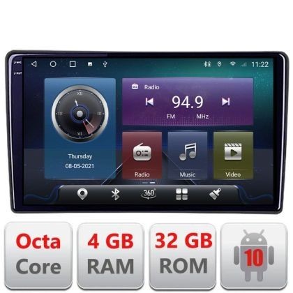 Navigatie Toyota Android radio gps internet Octa core 4+32 Kit-toyota-universal+EDT-E409 v1 CarStore Technology