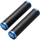 Mansoane silicon Reverse Seismic-Ergo O32mm, Lock On, 145mm, Negru/Albastru Ultimate FactoryBikes