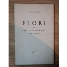 FLORI DIN LIRICA POPULARA de TACHE PAPAHAGI , 1936