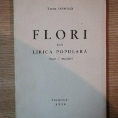 FLORI DIN LIRICA POPULARA de TACHE PAPAHAGI , 1936