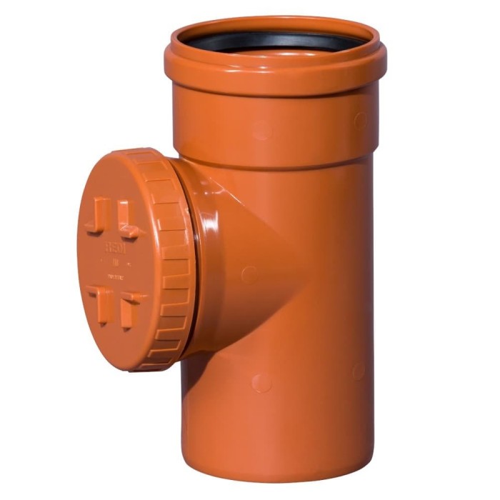 Tub de curățare DN 200, cămin de revizie cu capac