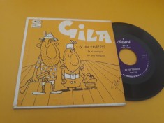 VINIL GILA-ES EL ENEMIGO/UN PISO TRANQUILO 1957 DISC MUSART STARE EX