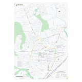 Cumpara ieftin Harta decorativa pentru perete Alba Iulia, Stil Vibrant, 50x70 cm, PVC