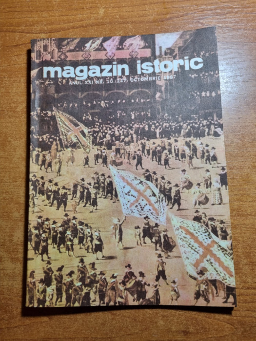 Revista Magazin Istoric - Octombrie 1987