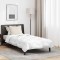 Pilotă de vară cu pernă 2 pcs Alb 140 x 200 cm Microfibră