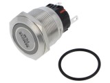 Comutator Anti-Vandalism ONPOW 2 Poziții SPDT 1A 220VAC IP65 ON-ON ONPOW6122F-11ZE/G/24V/S