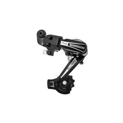 Schimbator spate 6 viteze Shimano Tourney ARDTY21AGSDS, brat lung, capacitate 34T, 11&amp;ndash;28T, prindere directa, argintiu Ultimate FactoryBikes foto