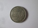 Franta 100 Francs 1955 in stare foarte buna, Europa, Cupru-Nichel