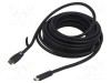 Cablu HDMI 2.0 10m VENTION Negru PVC Mufă Ambele Părți