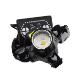 Lanterna de cap multifunctionala cu acumulator, LED COB, zoom, US