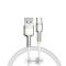 Cablu date Fast Charging USB, Type-C Baseus, 1m, alb, CAKF000102