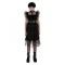 Costum gotic pentru bal KidMania&reg;, Wednesday pentru fete 12-14 ani 152-163 cm