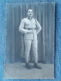 178 - Fotografie veche cu soldat WW1