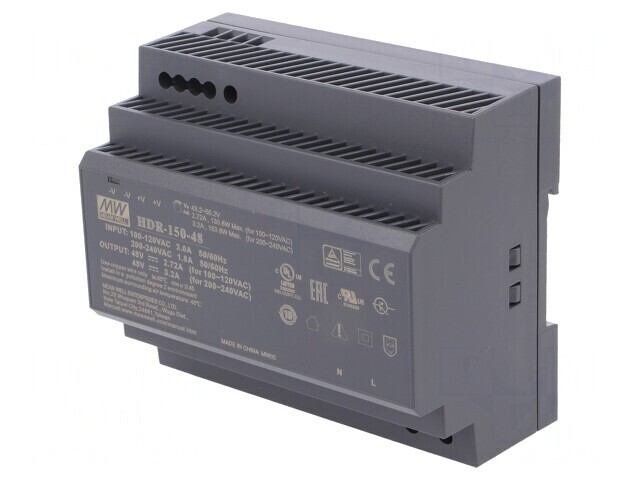 Alimentator Pulsatoriu Şină DIN 48V 3,2A 153,6W