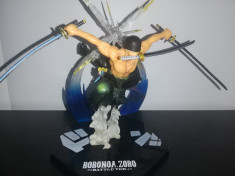 Figurina Zoro 3 Katana, 22CM, Anime One Piece foto