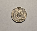 Italia 5 Lire 1927 Piesa Frumoasa