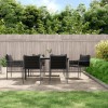 VidaXL Set mobilier de grădină cu perne, 7 piese, poliratan și oțel 3187060