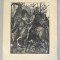 Albrecht Durer &quot;Cavalerul, moartea si diavolul&quot; print/reproducere moderna pe hartie manuala cca 2010