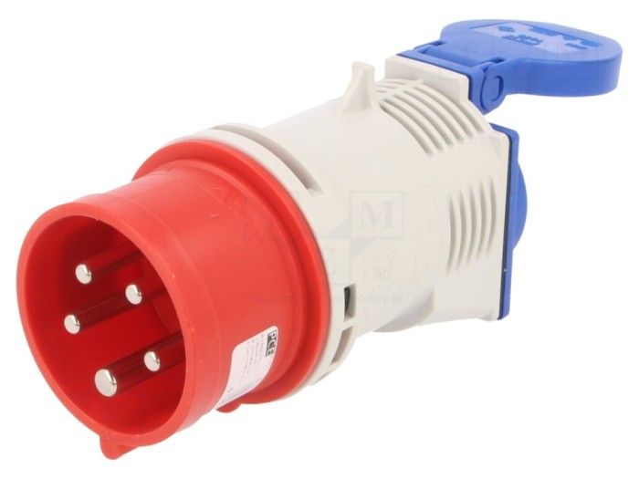 Conector adaptor alimentare AC 16A 230V