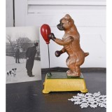 Figura din fonta cu un caine boxer LUP004