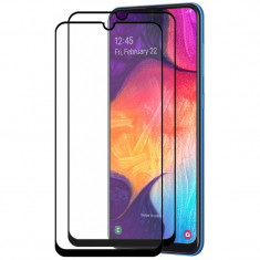 Folie Protectie Ecran Enkay pentru Samsung Galaxy M30, Sticla Flexibila, Full Face, Set 2 buc., Neagra