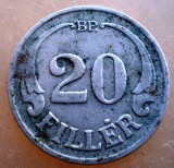 1.757 UNGARIA 20 FILLER 1938