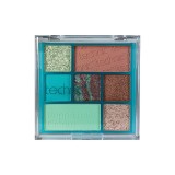 Paleta fard de ochi, Technic , Peppermint Cream, 7 culori