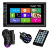 MP5 Player Techstar&reg; 7055, 2DIN, Camera Marsarier, Ecran HD Touch 7&quot;, Comenzi Volan, Telecomanda, MirrorLink, Bluetooth 4.2
