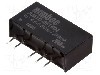 Convertor de tensiune, DC-DC, intrare 4,5...5,5V DC, iesire 15V DC, putere 1W, AIMTEC - AM1D-0515DZ