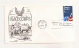 Plic FDC SUA - United States Peace Corps - First day of Issue, necirculat 1972