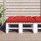 Gossi perna pentru paleti, rosu, 120x80x12 cm, material textil