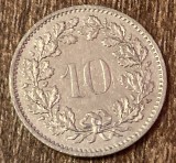 C50 - Moneda foarte veche - Elvetia - 10 rappen - 1976
