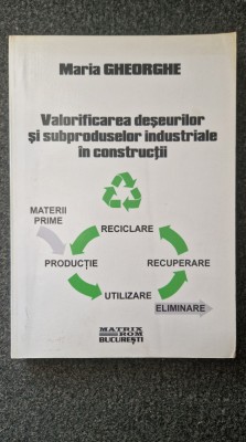 VALORIFCAREA DESEURILOR SI SUBPRODUSELOR INDUSTRIALE IN CONSTRUCTII - Gheorghe foto