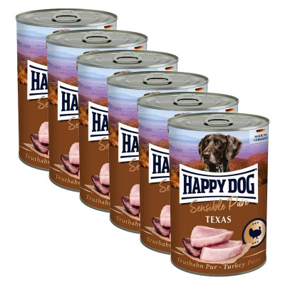 Happy Dog Sensible Pure Texas 6 x 400 g / curcan foto