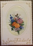 D11 B 15 - Felicitare de colectie - Sincere felicitari - anii 70
