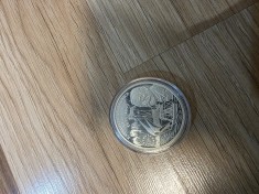 MONEDA ROMANIA 100LEI BELGICA 1999 ARGINT