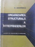 ORGANIZAREA STRUCTURALA A INTREPRINDERILOR. ELEMENTE DE ORGANIZARE SI CONDUCERE-M. DUMITRESCU-352632